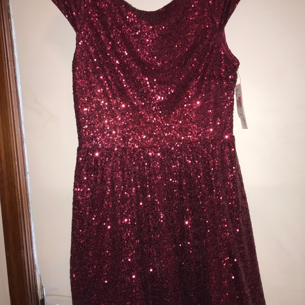 Maroon Homecoming Dress